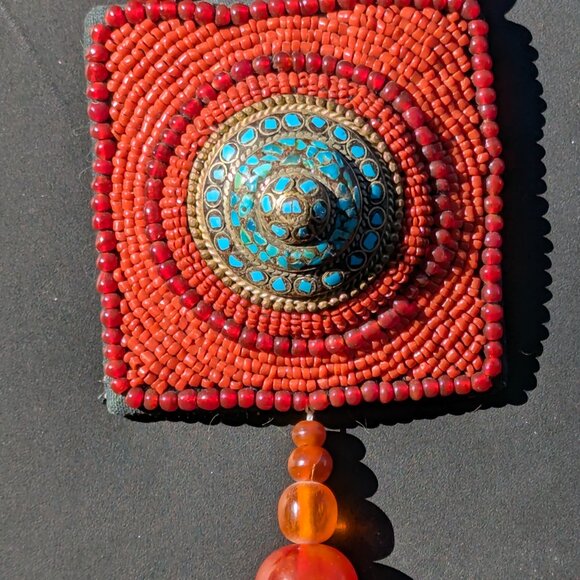 BEADED BO HO NECKLACE NOWT - Picture 2 of 7